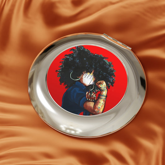 Naturally the Riveter RED Compact Travel Mirror