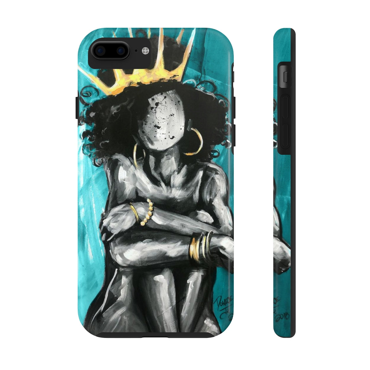 Naturally Queen IX TEAL Case Mate Tough Phone Cases