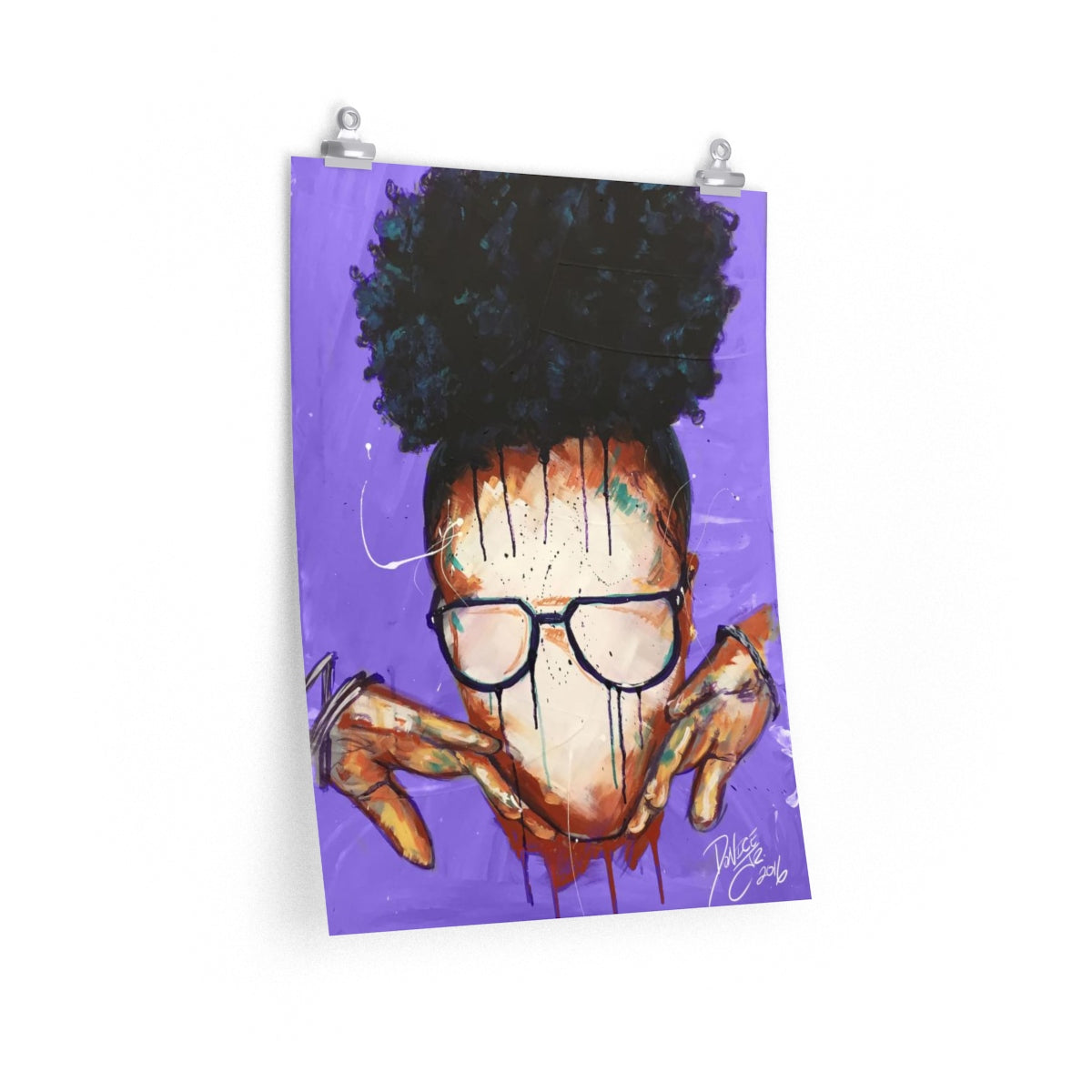 Naturally VII PURPLE Premium Matte vertical posters