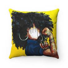 Naturally the Riveter Faux Suede Square Pillow
