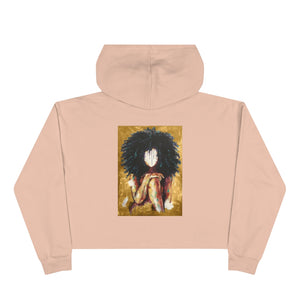 Naturally I GOLD Crop Hoodie