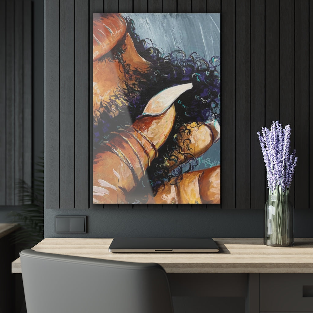 Naturally Black Love X Acrylic Prints (French Cleat Hanging)