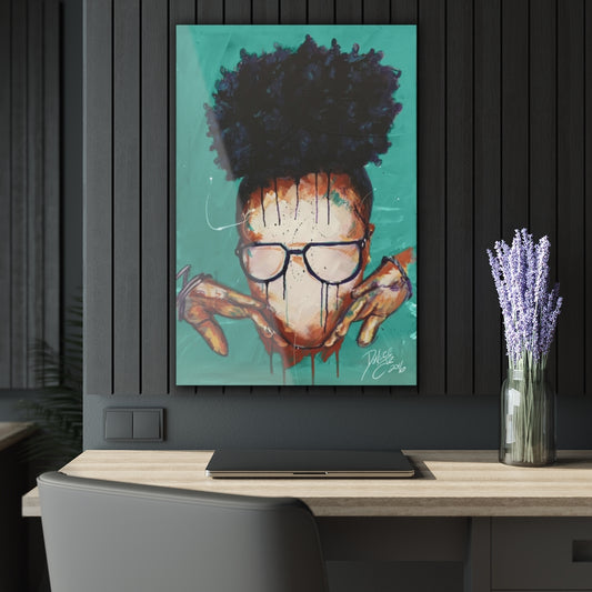 Naturally VIII TEAL Acrylic Prints (French Cleat Hanging)
