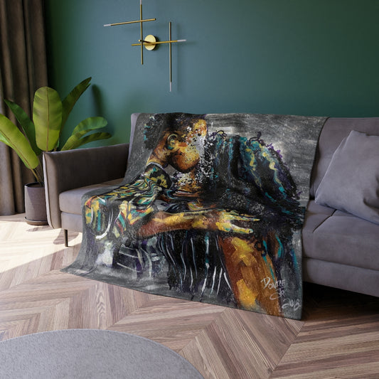 Naturally Dani Crushed Velvet Blanket