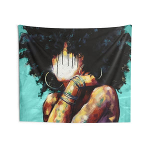 Naturally II TEAL Indoor Wall Tapestries