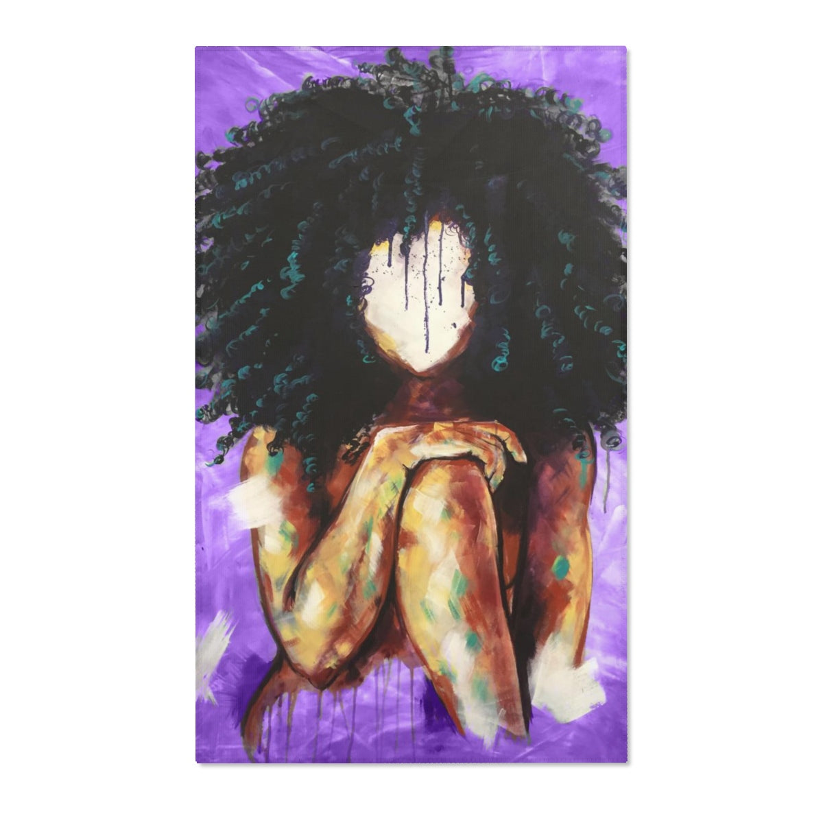 Naturally I PURPLE Area Rugs