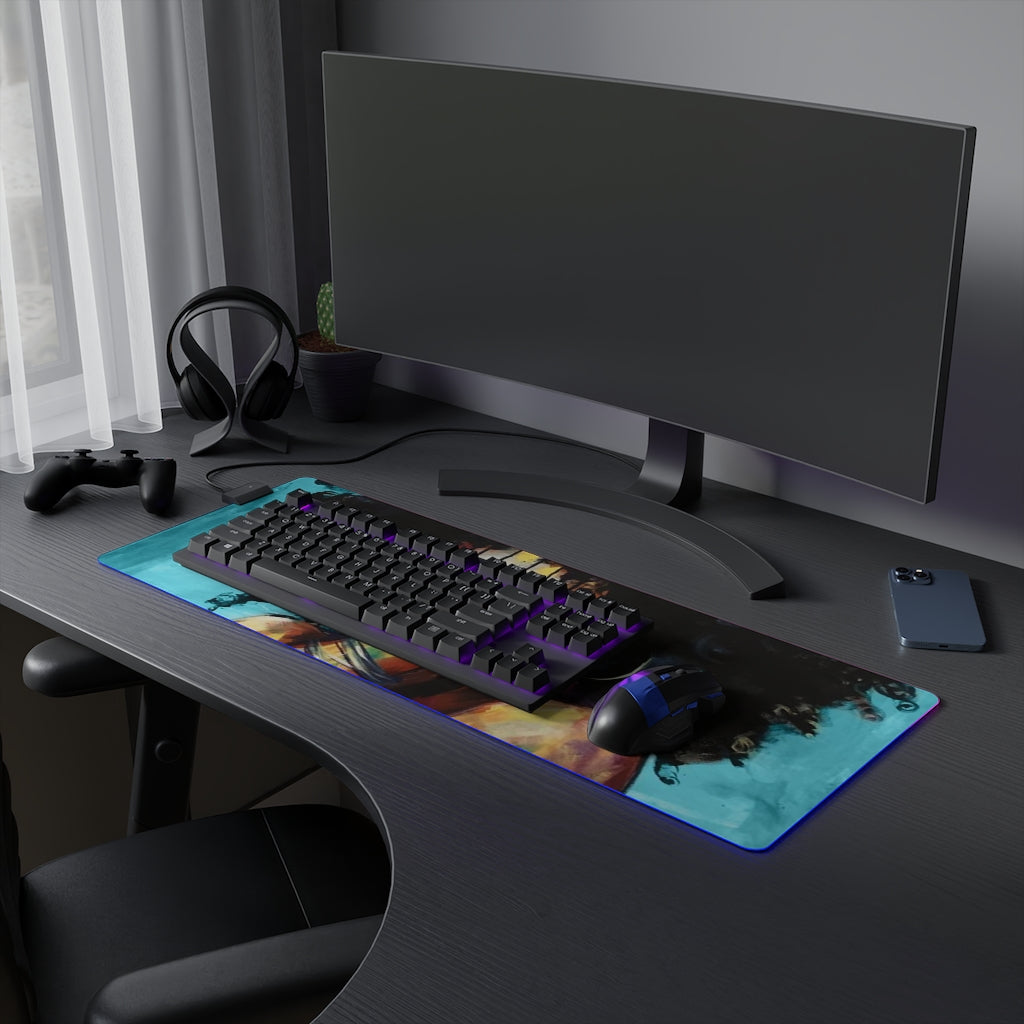 Naturally II BLUE LED Gaming Mouse Pad