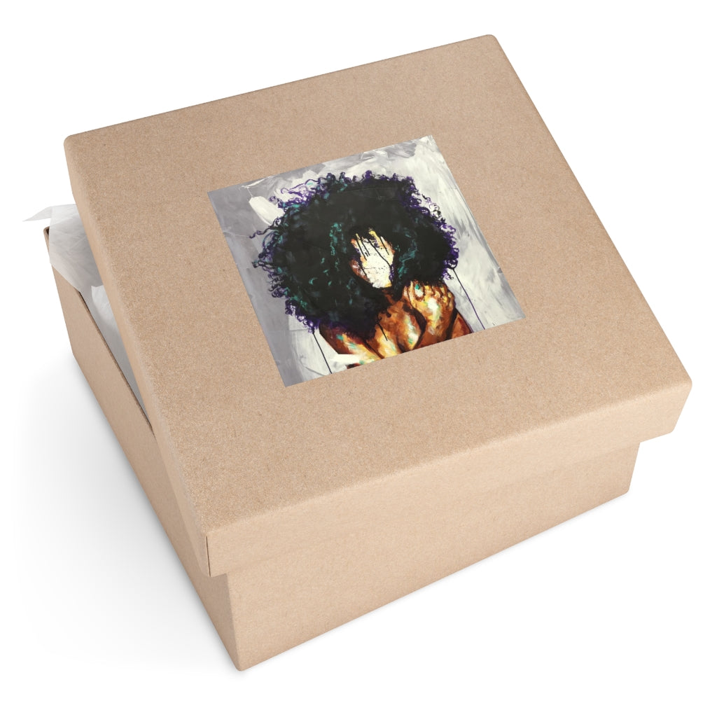Naturally XII Square Vinyl Stickers
