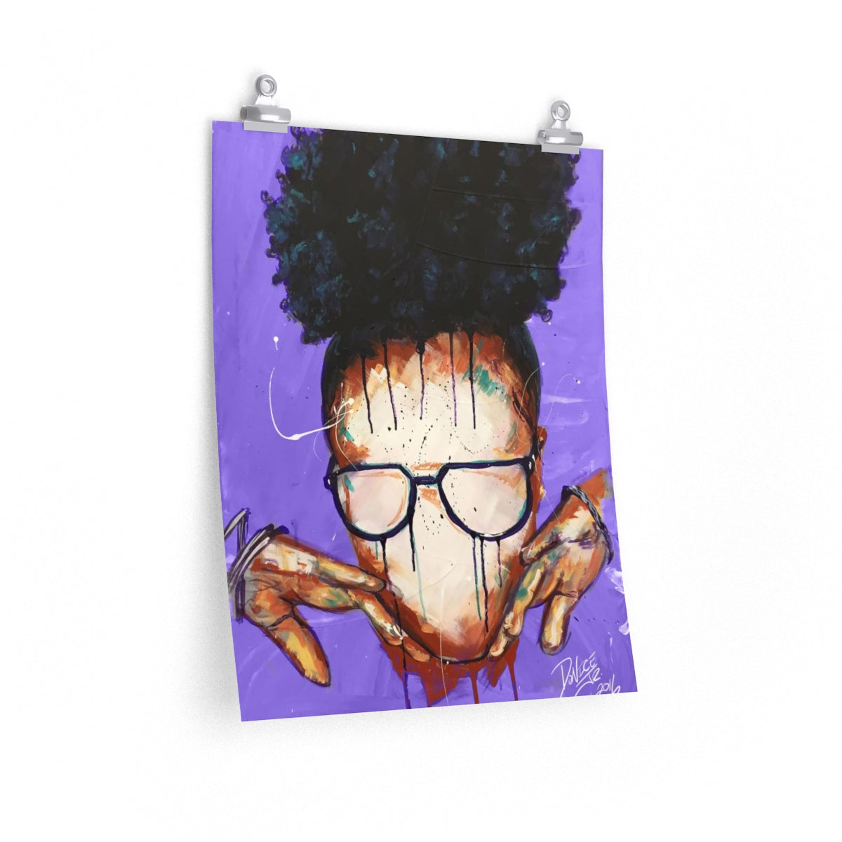 Naturally VII PURPLE Premium Matte vertical posters