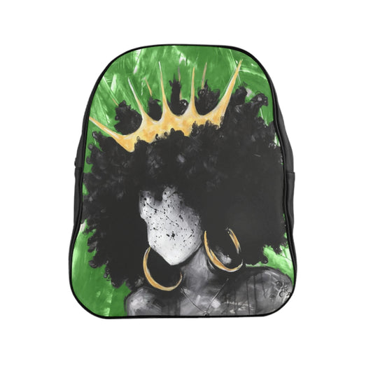 Naturally Queen III GRREEN School Backpack