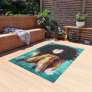 Naturally I TEAL Outdoor Rug