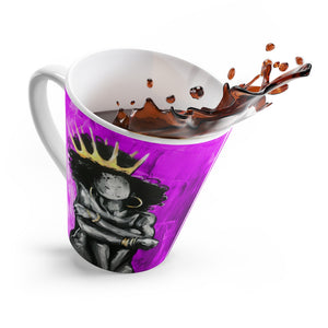 Naturally Queen IX PINK Latte Mug