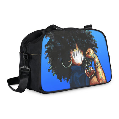 Naturally The Riveter BLUE Fitness Handbag