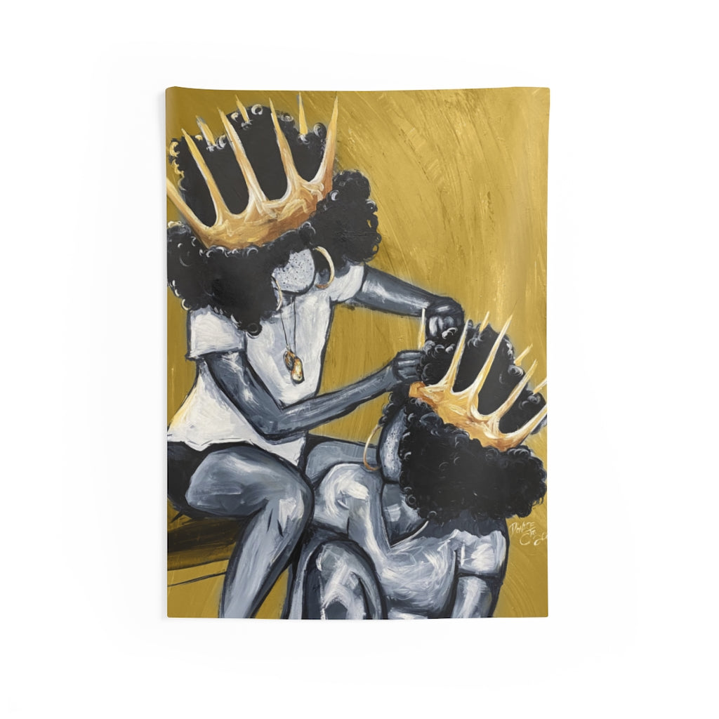 Naturally Queens GOLD Indoor Wall Tapestries