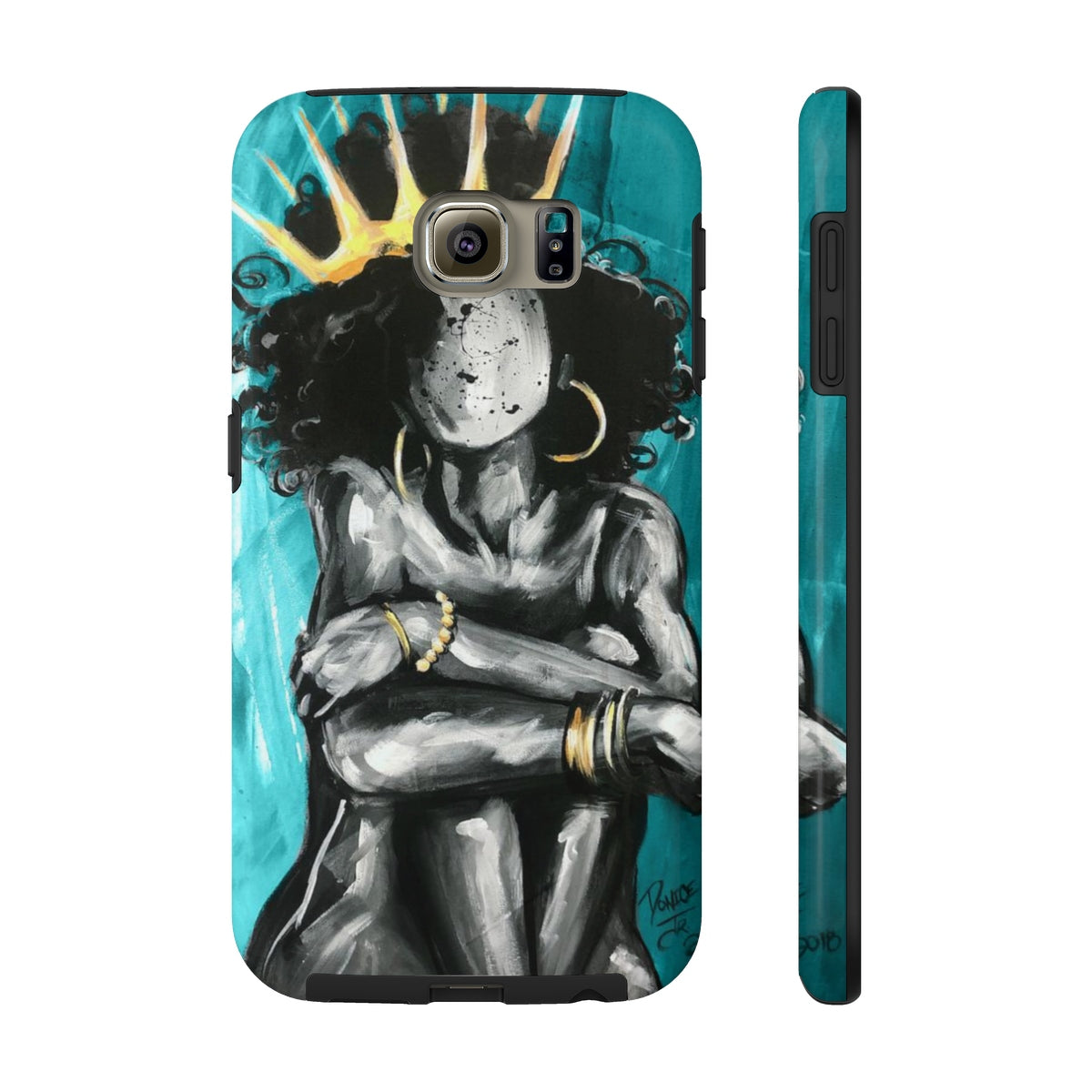 Naturally Queen IX TEAL Case Mate Tough Phone Cases